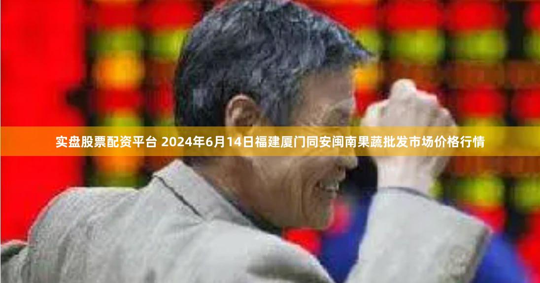 实盘股票配资平台 2024年6月14日福建厦门同安闽南果蔬批发市场价格行情